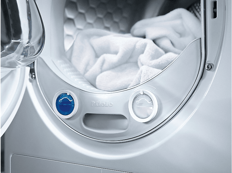 Secadora bomba de calor - Miele TWL780WP EcoSpeed & Steam, 9 kg, 20 Programas, Motor ProfiEco, Blanco