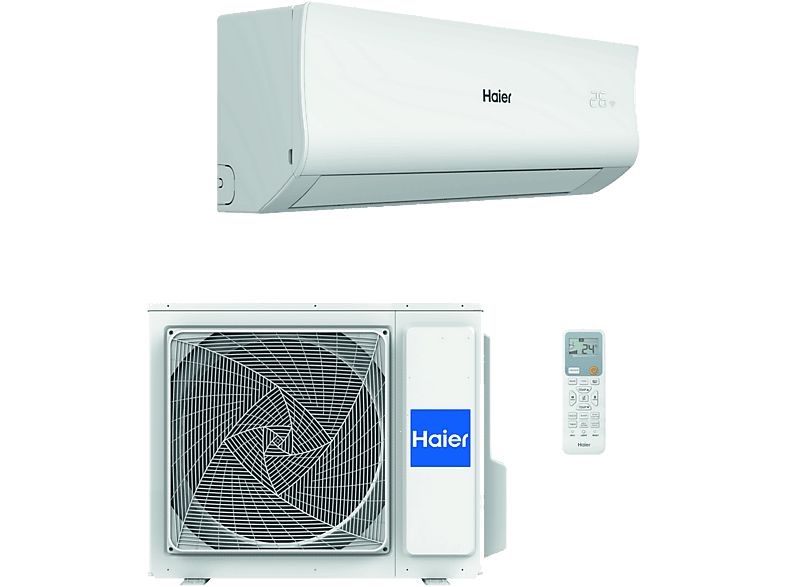 Aire acondicionado Split 1 x 1 - Haier A/A 1X1 HAIER TIDE R 4300F WIFI, 15000 fg/h, Función Inverter, Blanco