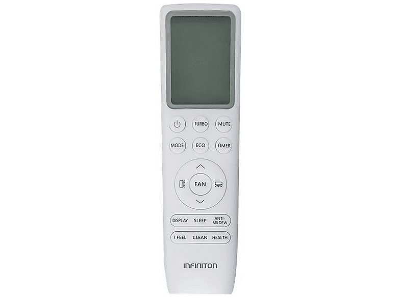 Aire acondicionado Split 1x1 - Infiniton SPTSE09A2, 9000 fg/h, Función Inverter, Blanco