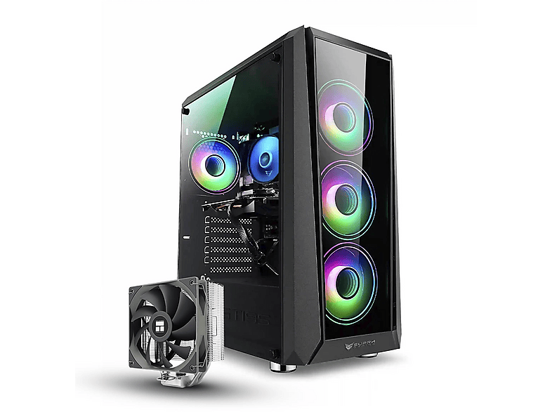 PC Gaming - PC Racing MK i7, Intel® Core™ i7 12700KF, 32 GB RAM, 2 TB SSD, GeForce RTX™ 5070, Windows 11 Pro, Negro
