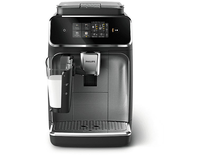 Máquina espresso - Philips EP2339/40, 15 bar, 1500,0 W, 0,26 l, 2 tazas, Negro, Acero inoxidable