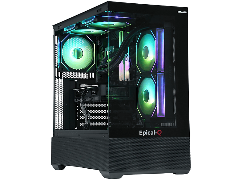 PC Gaming - Epical-Q Cleaton Plus, AMD Ryzen 7 9800X3D, 32 GB RAM, 2 TB SSD, GeForce RTX™ 5070, Windows 11 Pro, Negro
