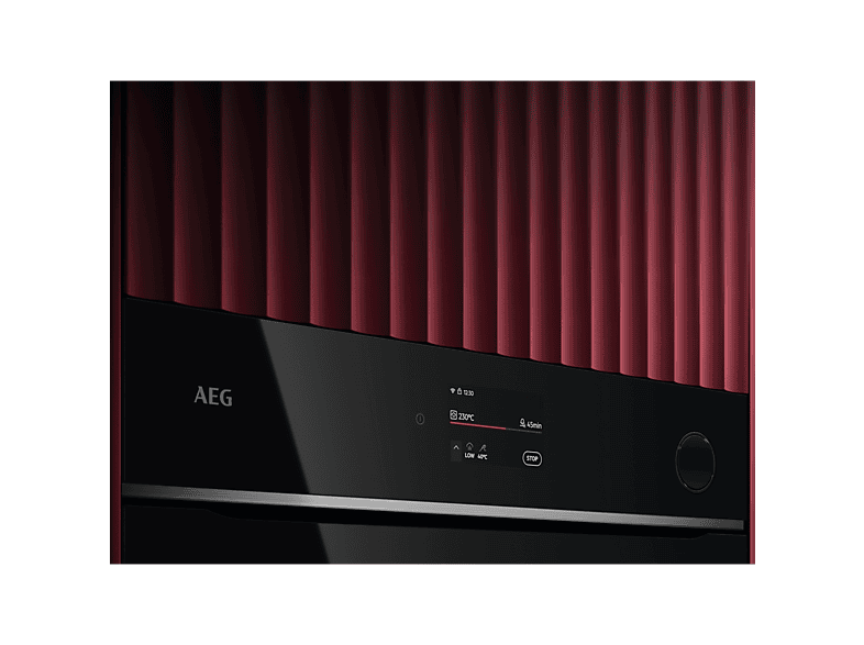 Horno a vapor - AEG Serie 7000 TR7PB73FSB, display color, WiFi, sonda térmica, Integrado + Libre instalación, Pirolítico, 72 l, 59,6 cm, Negro