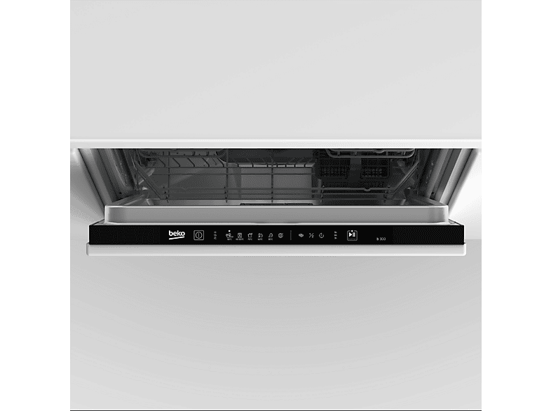 Lavavajillas integrable - Beko DIN36430, 14 servicios, 6 programas, 60 cm, Media carga, Motor ProSmart, Quick&Shine, Sin panelar