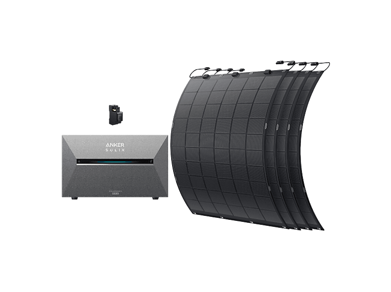Kit solar - Anker SOLIX KIT Solarbank 3 E2700 Pro+4xFS20+A17X7311, 3600 W