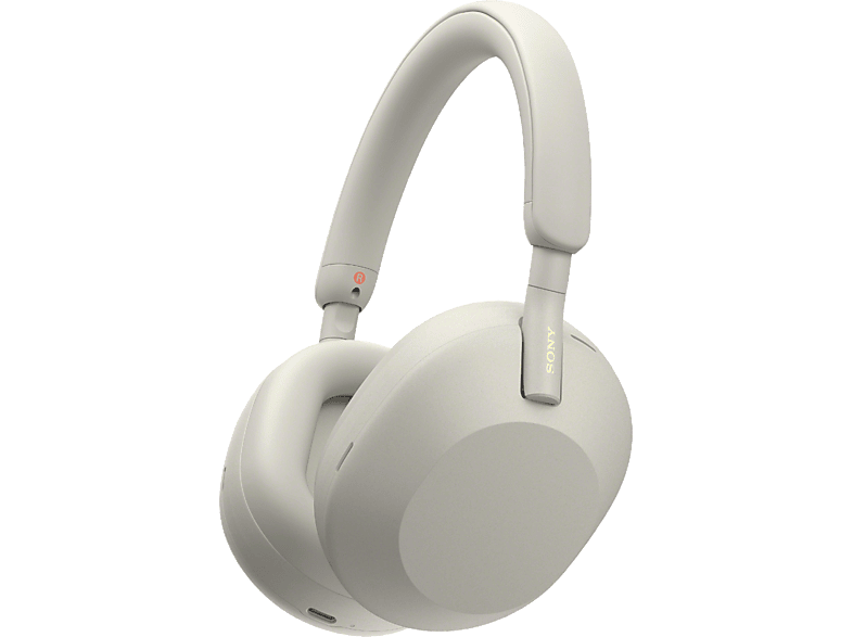 Auriculares inalámbricos - Sony WH-1000XM5S, Cancelación ruido (Noise Cancelling), 30h, Hi-Res, Carga Rápida, Con Asistente, Bluetooth, Diadema, Plata