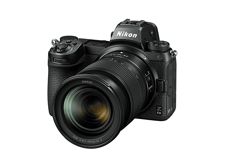 Cámara EVIL - Nikon Z 6II + 24-70 F4, 24.5 MP, 8.12 cm, ISO 100-51 200, WiFi, Dual Expeed, Negro