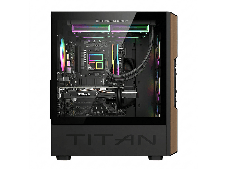PC Gaming - PC Racing Ascent, Intel Core™ i7 12700F, 32 GB RAM, 1 TB SSD, GeForce RTX™ 5060, Windows 11 Pro, Negro