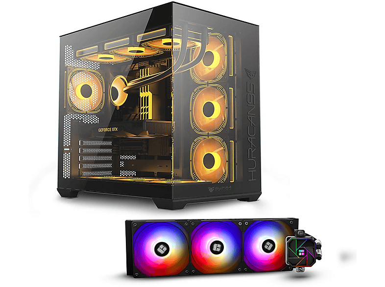 PC Gaming - PC Racing Ascent, Intel Core™ i9 12900KF, 32 GB RAM, 2 TB SSD, GeForce RTX™ 5060, Windows 11 Pro, Negro