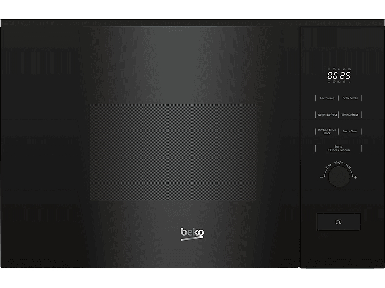 Microondas integrable - Beko BMGB20212B, 800 W, 5 potencia, 20 l, Negro