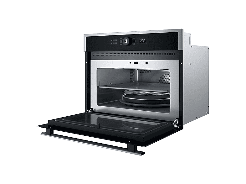 Microondas integrable - Whirlpool WMW47HMX, 3200 W, 40 l, Negro, Acero inoxidable