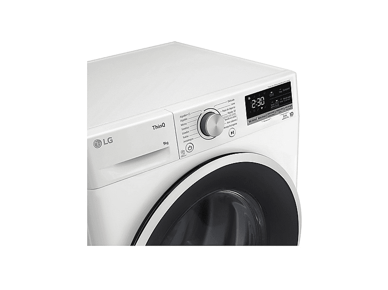 Secadora bomba de calor - LG RH90V5AV6N, Eléctrico, White
