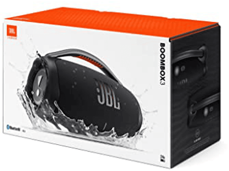 Altavoz inalámbrico - JBL Boombox 3, 80 W, Bluetooth, Autonomía 24 horas, Black
