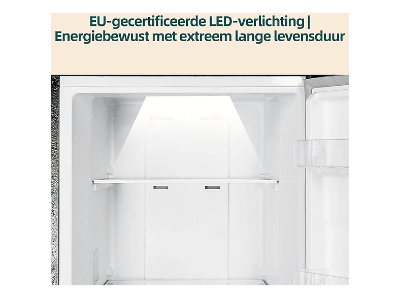 Congelador vertical - Chiq CSD206NEID, 206 l, 1700 mm, Color Inox Oscuro