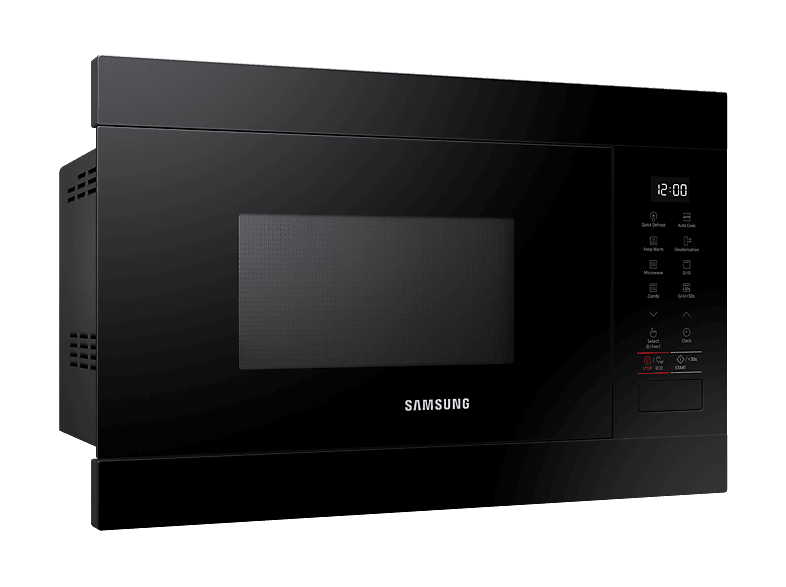 Microondas integrable - Samsung MG22M8254AK/E1, 850W, 6 niveles, Grill, 22l, Negro