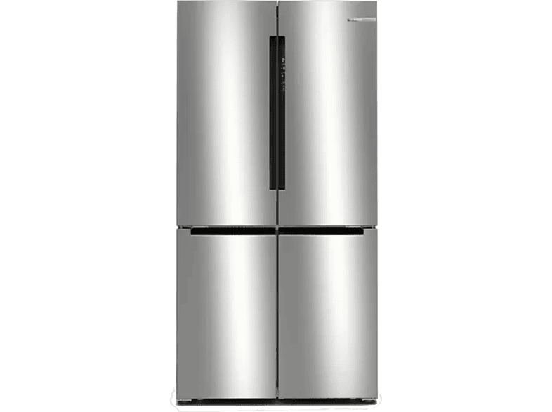 Frigorífico americano - Bosch KFN96VPEA, No Frost, 183 cm, 605 l, Sistema MultiAir Flow, Capacidad XXL ancho especial 90 cm, Acero Inox