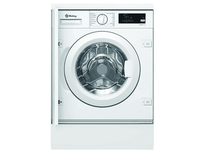 Lavadora integrable - Balay 3TI987B, 8 kg, 1400 RPM, 13 programas, Motor Extra Silencio, Pausa + carga, Blanco