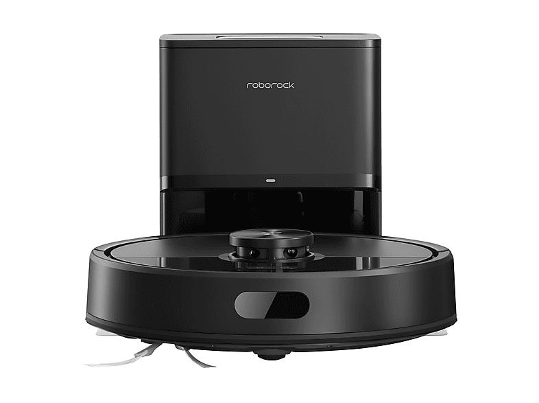 Robot friegasuelos - Roborock Q7TFP52-00 Q7TF+ (TALC C PRO+) BLACK, 40 W, Potencia de succión 10 kPa, Depósito 0,2 l, Autonomía 150 min, Negro
