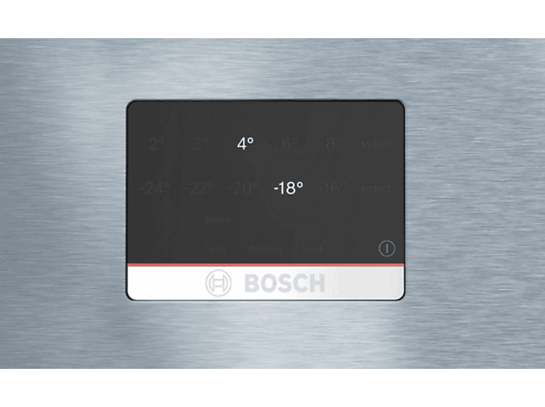 Frigorífico combi - Bosch KGB86XIEP, No Frost, 186 cm, 631 l, Capacidad XXL 86 cm de ancho, Cajón VitaFresh, Inox