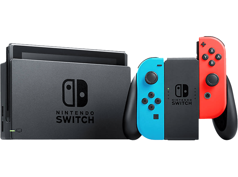 Consola - Nintendo Switch, 6.2", Joy-Con, Azul y Rojo Neón