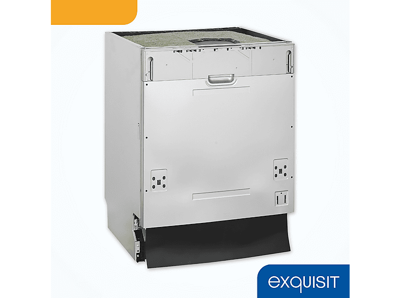 Lavavajillas integrable 60 cm - Exquisit EGSP9614-E-031B, 14 servicios, 8 programas, 598 mm, No aplicable