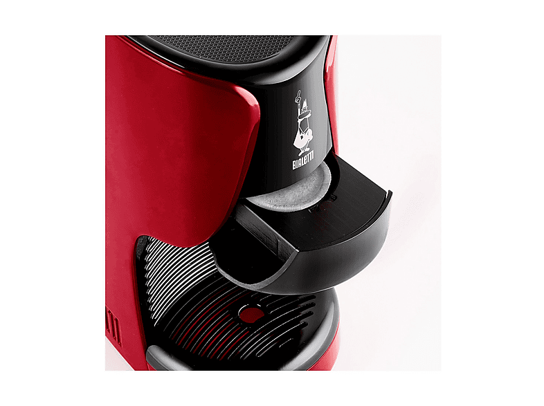 Cafetera de cápsulas - Bialetti 098150531, 15 bar, 1450 W, Rojo