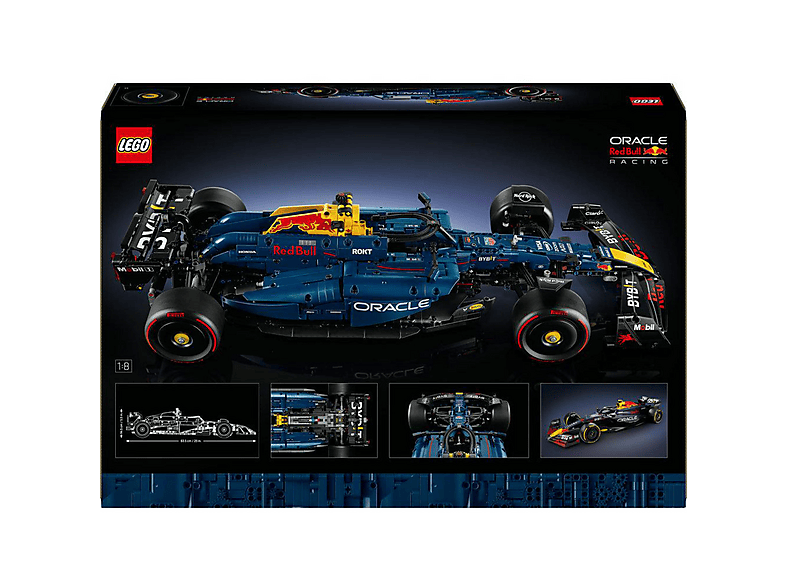 Juego de construcción - LEGO Technic Oracle Red Bull Racing RB20 Fórmula 1 - 42206, edad recomendada: 18 año(s), 1639 piezas
