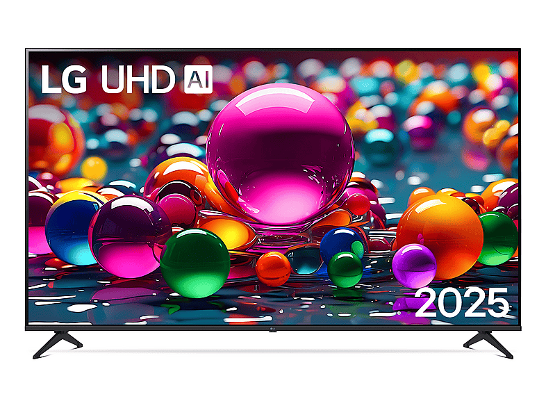 TV LED 75" - LG 75UA75006LA.AEUQ, UHD 4K, Procesador Inteligente α7 AI Processor 4K Gen8, Smart TV, DVB-T2 (H.265), Negro