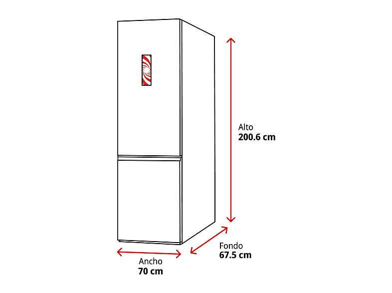 Frigorífico combi - Haier Series 5 HTR5720ENMG, No Frost, 201 cm, 483 l, My Zone, Humidity Zone, Plata