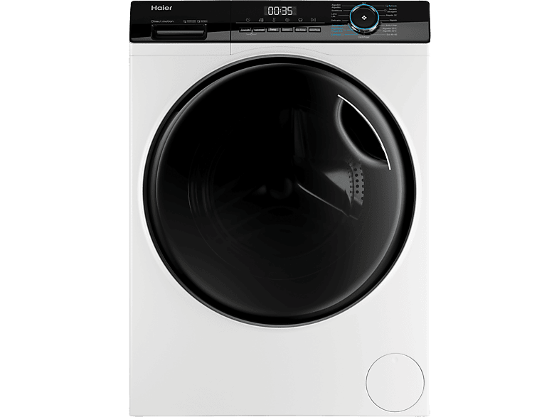 Lavadora secadora - Haier I-Pro Series 3 HWD90-B14939-IB, 9 kg+6 kg, 1400rpm, 15 programas, Motor Direct Motion, Vapor, Blanco