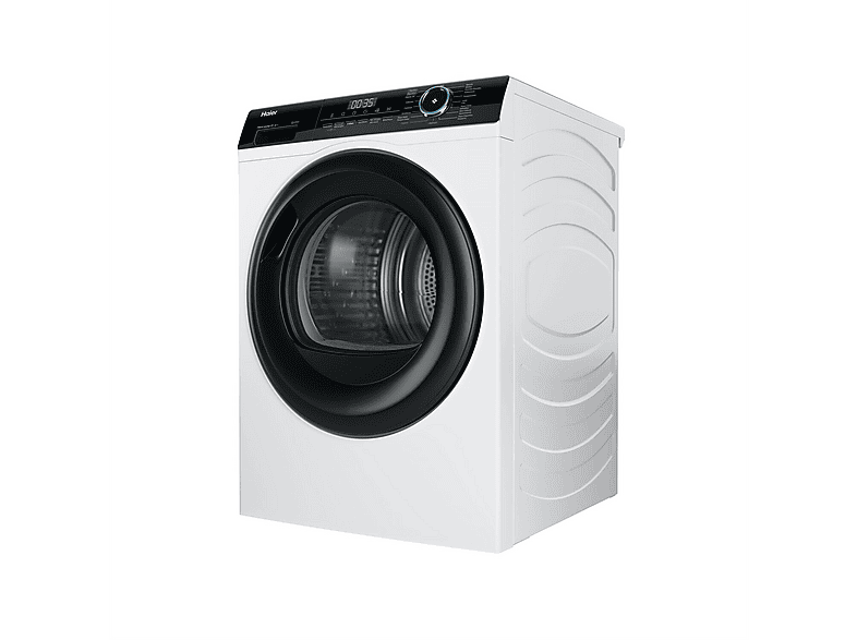 Secadora bomba de calor - Haier I-Pro Series 3 HD90-A3939-IB, 9 kg, 15 programas, Programa higiene, Filtro 3 en 1, Blanco