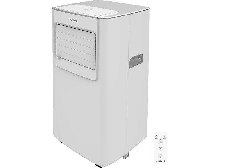 Aire acondicionado portátil - Cecotec ForceClima 7100 Soundless, 780 W, 1764 fg/h, 4 modos, 2 velocidades, Mando a distancia, Blanco