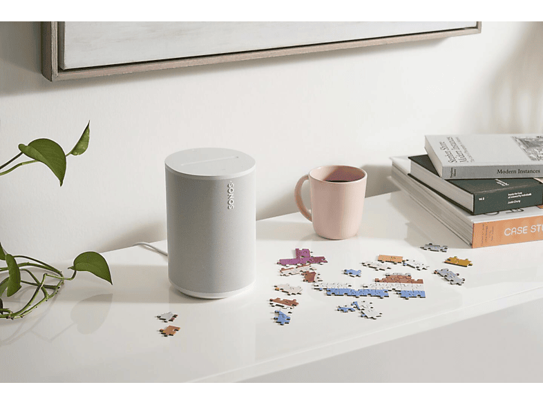 Altavoz inalámbrico - Sonos Era 100, Sonos Voice Control, Trueplay™, Bluetooth, Blanco