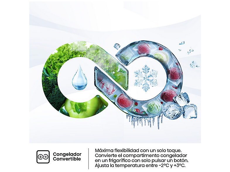 Congelador horizontal - Hisense FT386D4AWLYE, 84.7 cm, 297 l, Función Dual, Bordes suaves, Blanco