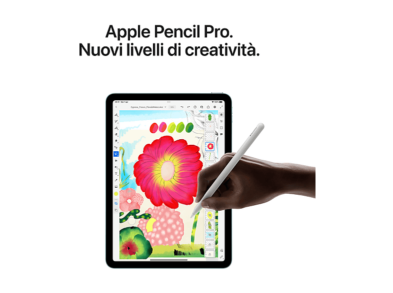 Tablet - Apple 3N673ZM/A, 128 GB, Púrpura, 11 ", 8 GB RAM, Apple M M3, Tablet iPadOS