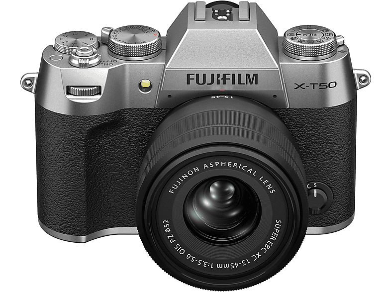 Cámara EVIL - Fujifilm Fujifilm X-T50, 40,2 megapixel, X-Trans CMOS, 6.2K (6240 x 3150 píxeles), Black