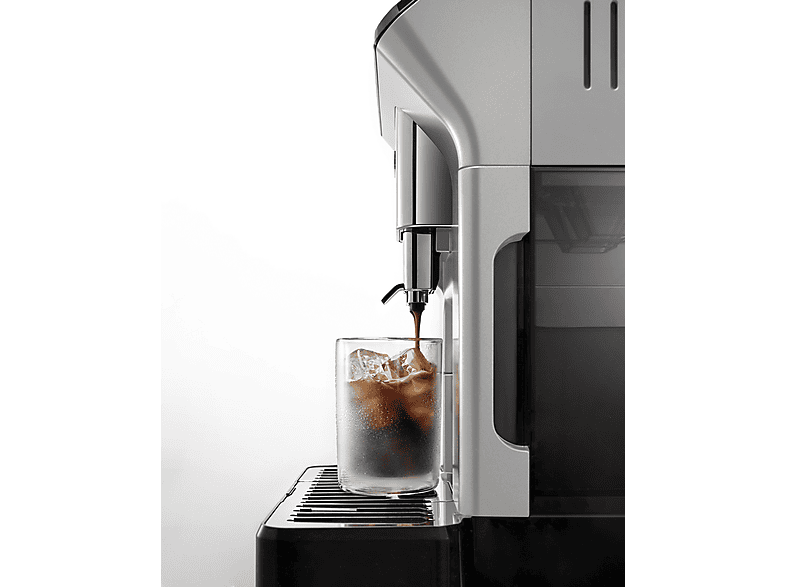 Cafetera superautomática - De Longhi, De'Longhi Eletta Explore Cold Brew ECAM450.65.S, 1450W, 19 bar, Molinillo integrado, Táctil, Plata