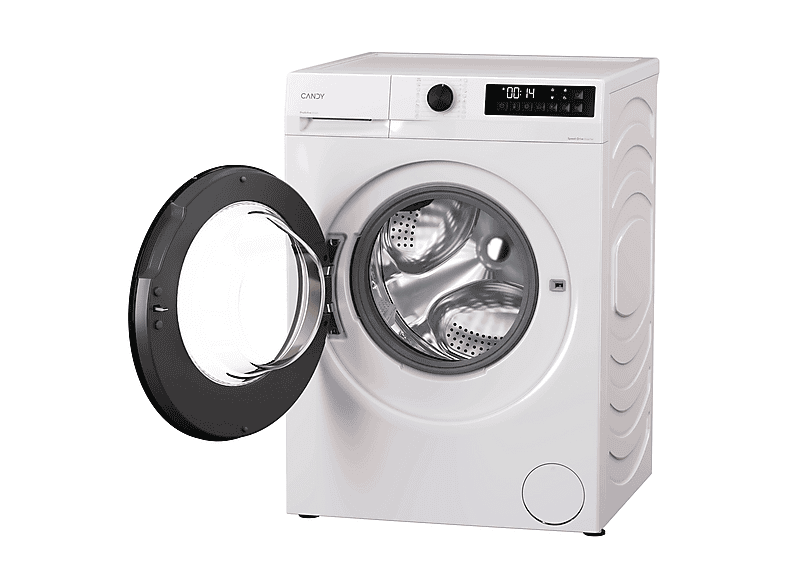 Lavadora carga frontal - Candy GD 410B8-S, 10 kg, 1400 rpm, 16 programas, Blanco