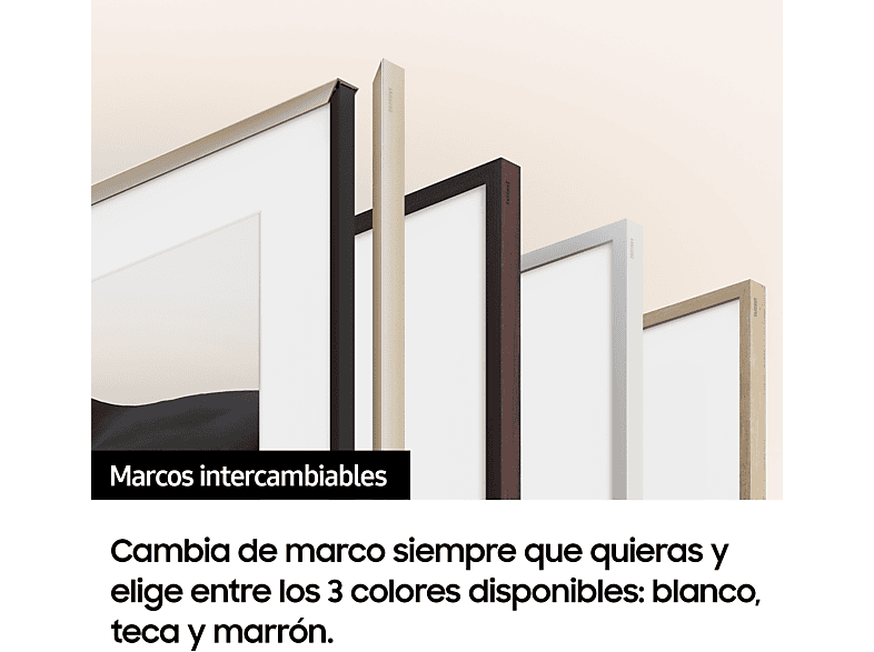 TV QLED 32" - Samsung The Frame TQ32LS03CBUXXC, Full-HD, Hyper Real, Smart TV 2023, DVB-T2 (H.265), Negro