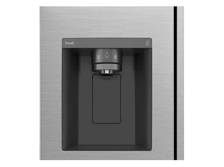 Frigorífico americano - LG GSLV71PZTD, No Frost, 179 cm, 635 l, DoorCooling+™, ThinQ™, Inox antihuellas