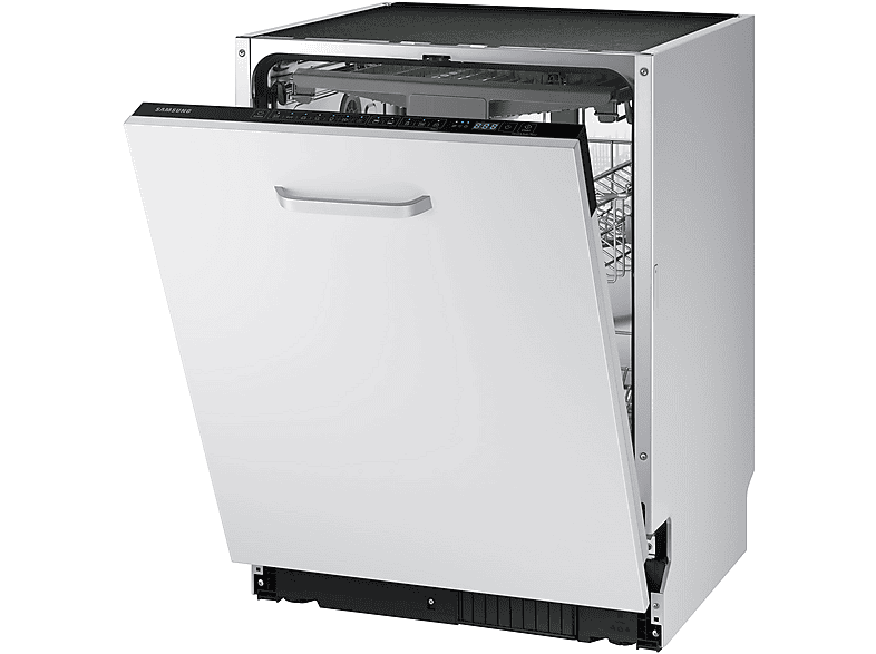 Lavavajillas integrable - Samsung DW60M6050BB/EO, 14 servicios, 7 programas, 59.5 cm, Función Higiene, Configuración Flexible, Sin Panelar