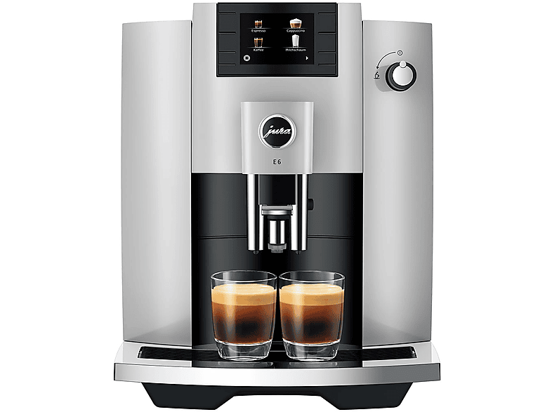 Cafetera superautomática - Jura 15440 E6 Platinum, 15 bar, 1.450 W, 2 tazas, WiFi, Plata