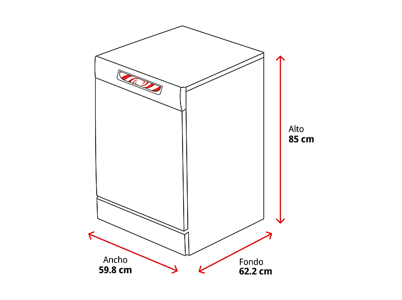 Lavavajillas - AEG FFB64617ZM, 13 servicios, 8 programas, 60 cm, Sistema AirDry, Inox
