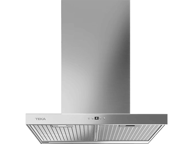 Campana decorativa - Teka DSH 686, 3 Velocidades, 586 m³/h, EcoPower, 60 cm, Inox