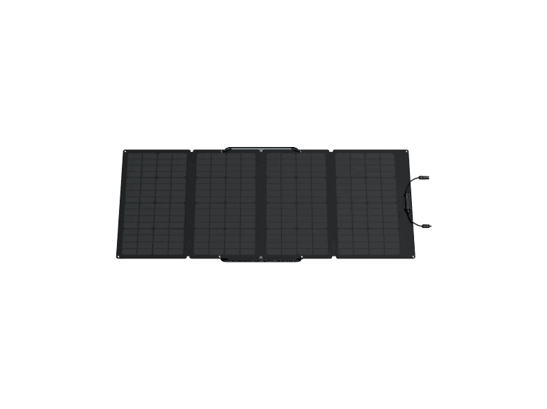 Panel solar - Ecoflow, Panel solar EcoFlow 160W, Portátil, Plegable, Silicio monocristalino, 5 kg, Negro
