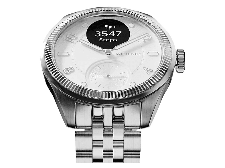 Smartwatch - Withings WI-HWA10-MODEL10, Acero inoxidable, Gris