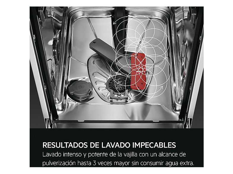 Lavavajillas - AEG FFB74927ZW, 14 servicios, 8 programas, 60 cm, AirDry, Bandeja MaxiFlex, Blanco