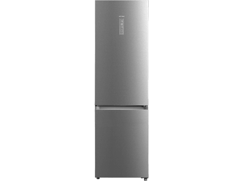 Frigorífico combi - Koenic KFK 611 A NF, No frost, 201 cm, 378 l, Control táctil, Inox