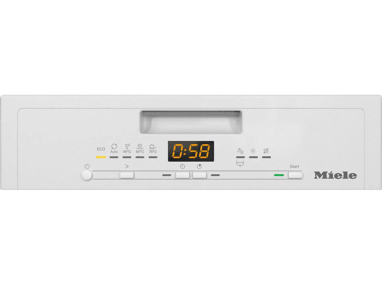 Lavavajillas - Miele G 5540 SC BRWS, 9 servicios, 45 cm, Cajón de servicios, QuickPowerWash, Blanco