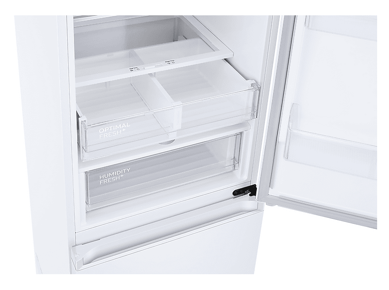 Frigorífico combi - Samsung Smart RB38C605CWW/EF, No Frost, 203 cm, 390l, All-Around Cooling, WiFi, Blanco
